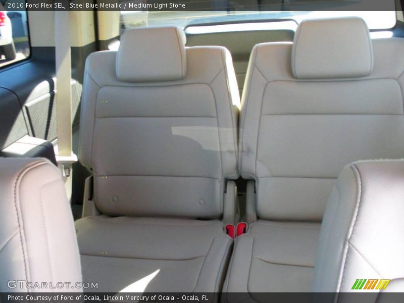Steel Blue Metallic / Medium Light Stone 2010 Ford Flex SEL