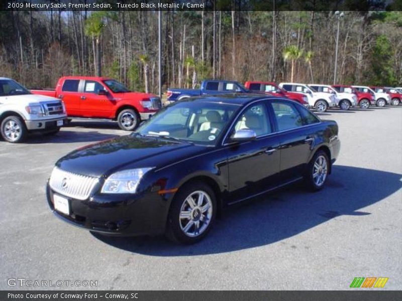 Tuxedo Black Metallic / Camel 2009 Mercury Sable Premier Sedan