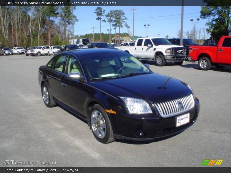 Tuxedo Black Metallic / Camel 2009 Mercury Sable Premier Sedan