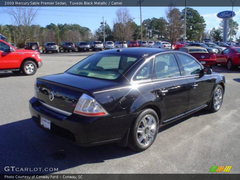 Tuxedo Black Metallic / Camel 2009 Mercury Sable Premier Sedan