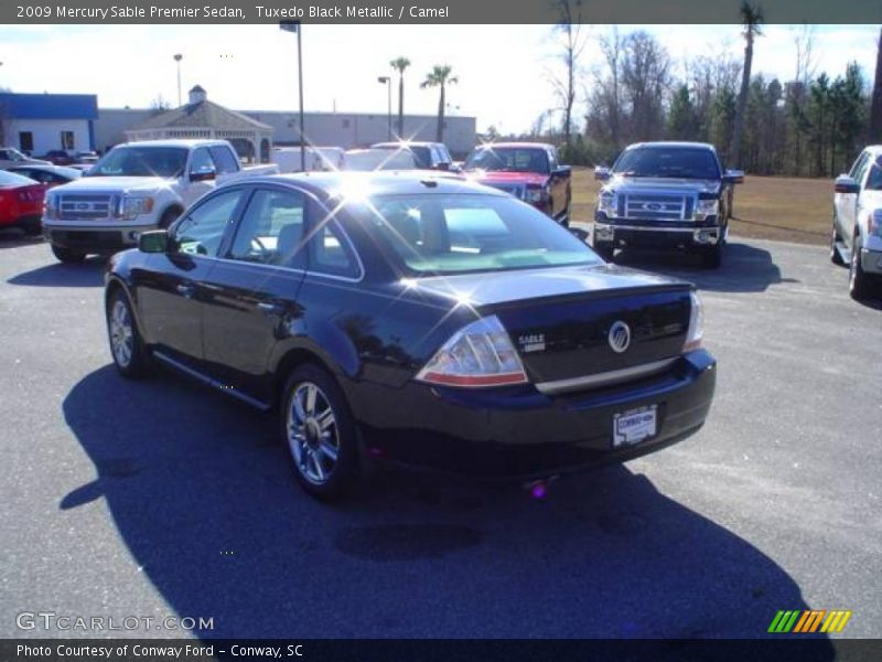 Tuxedo Black Metallic / Camel 2009 Mercury Sable Premier Sedan
