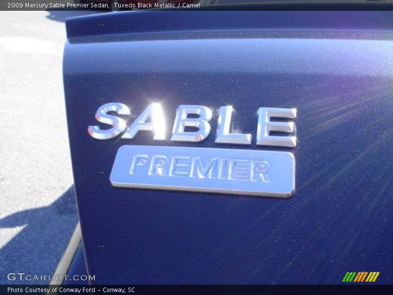 Tuxedo Black Metallic / Camel 2009 Mercury Sable Premier Sedan