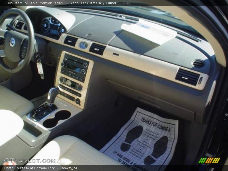 Tuxedo Black Metallic / Camel 2009 Mercury Sable Premier Sedan