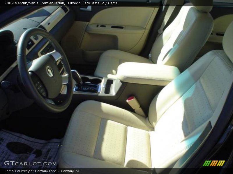 Tuxedo Black Metallic / Camel 2009 Mercury Sable Premier Sedan