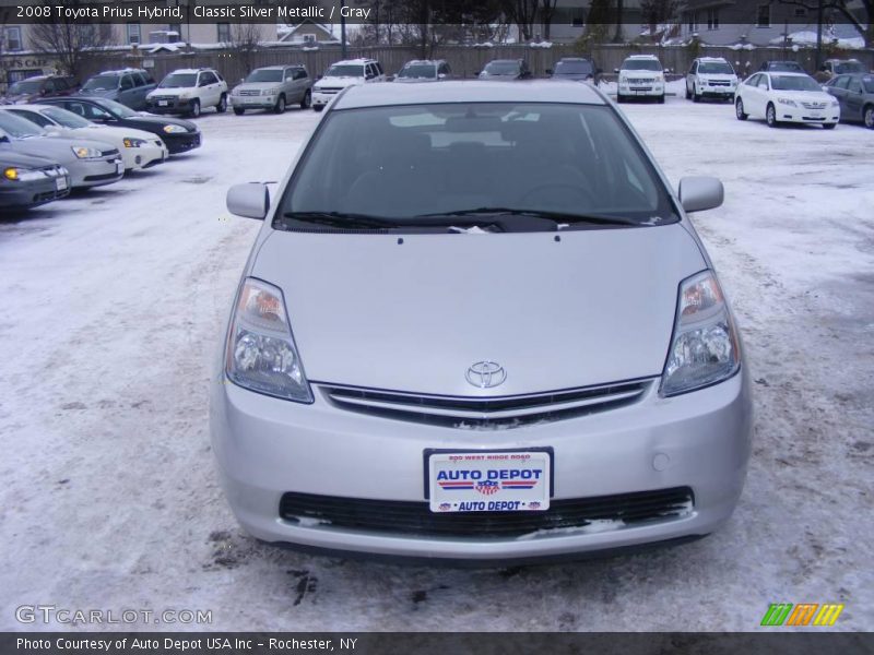 Classic Silver Metallic / Gray 2008 Toyota Prius Hybrid