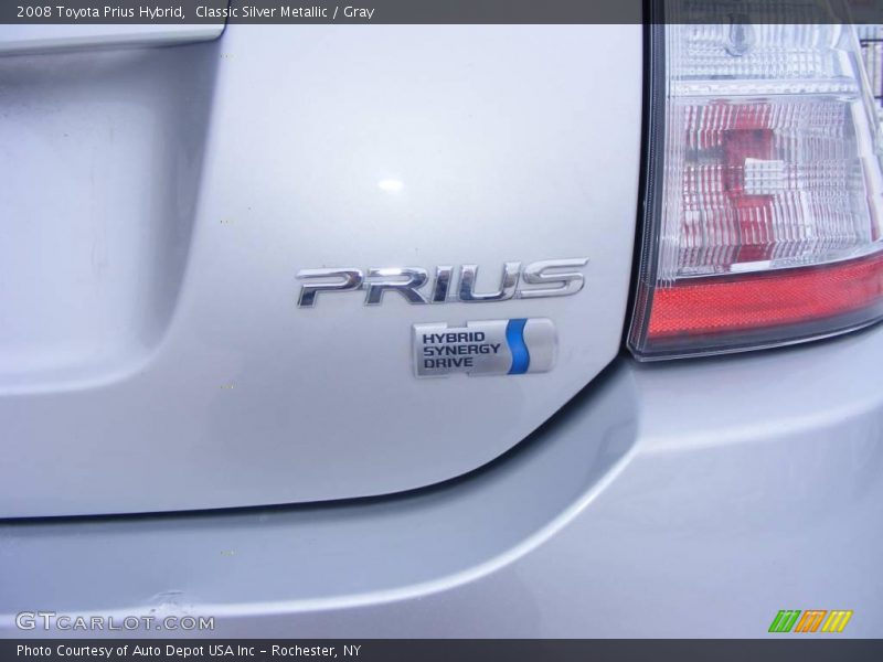Classic Silver Metallic / Gray 2008 Toyota Prius Hybrid