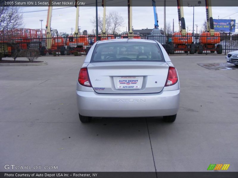 Silver Nickel / Gray 2005 Saturn ION 1 Sedan