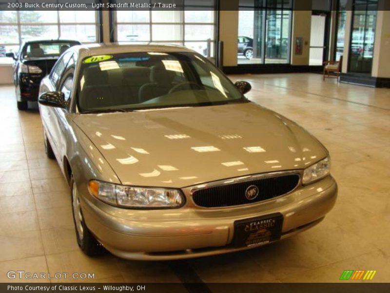 Light Sandrift Metallic / Taupe 2003 Buick Century Custom