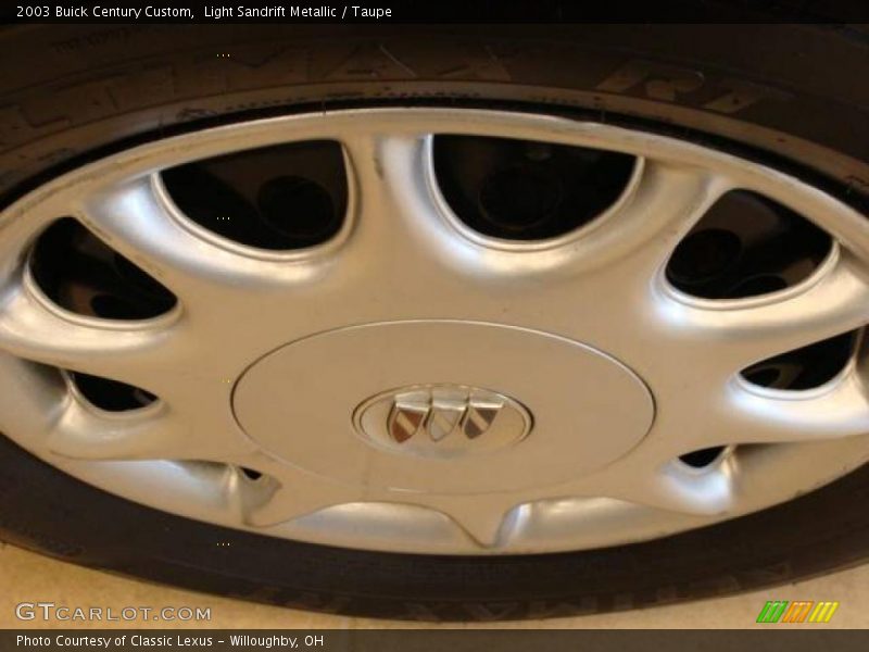 Light Sandrift Metallic / Taupe 2003 Buick Century Custom