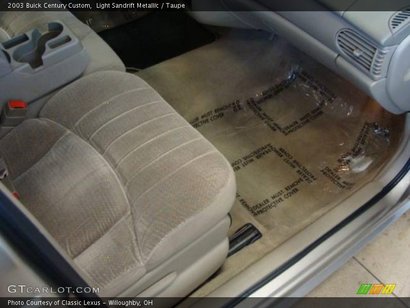 Light Sandrift Metallic / Taupe 2003 Buick Century Custom