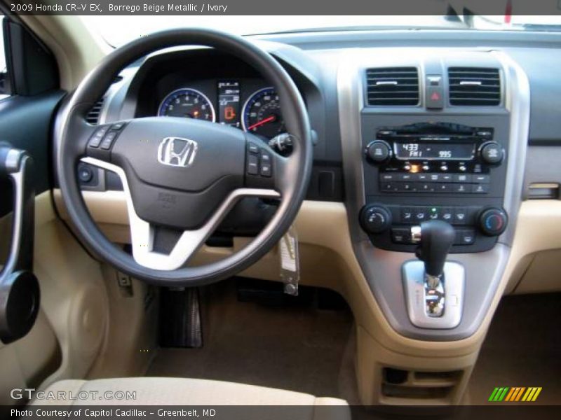 Borrego Beige Metallic / Ivory 2009 Honda CR-V EX