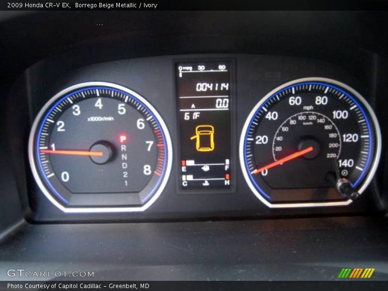 Borrego Beige Metallic / Ivory 2009 Honda CR-V EX