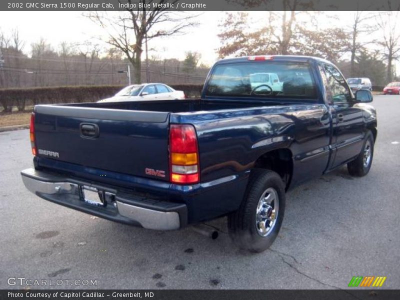 Indigo Blue Metallic / Graphite 2002 GMC Sierra 1500 Regular Cab