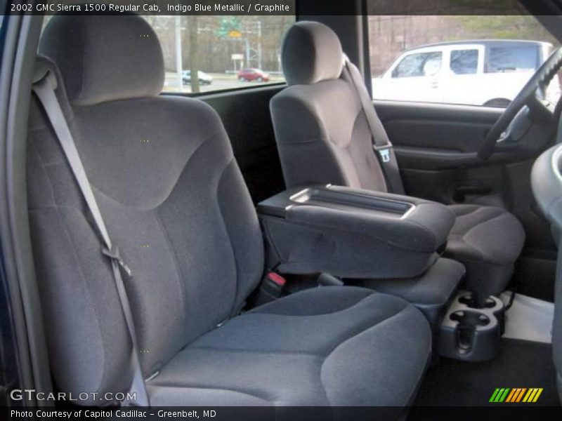 Indigo Blue Metallic / Graphite 2002 GMC Sierra 1500 Regular Cab
