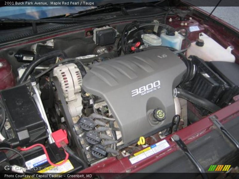 Maple Red Pearl / Taupe 2001 Buick Park Avenue