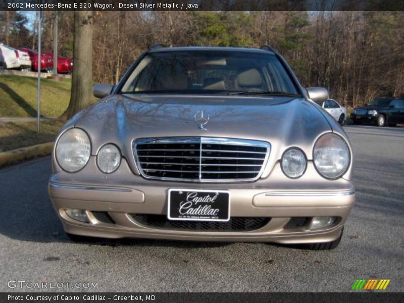 Desert Silver Metallic / Java 2002 Mercedes-Benz E 320 Wagon