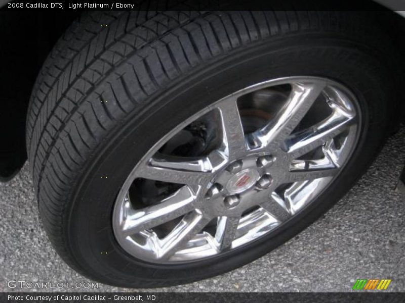 Light Platinum / Ebony 2008 Cadillac DTS