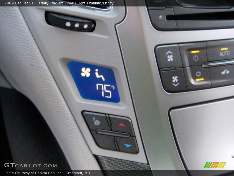 Radiant Silver / Light Titanium/Ebony 2009 Cadillac CTS Sedan