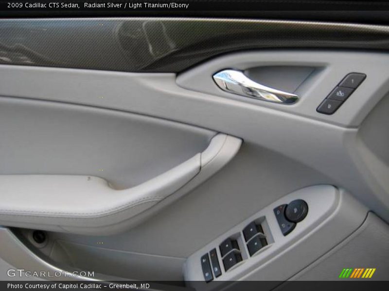Radiant Silver / Light Titanium/Ebony 2009 Cadillac CTS Sedan