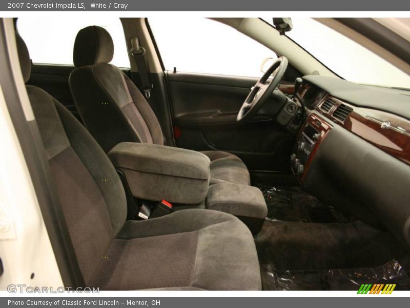 White / Gray 2007 Chevrolet Impala LS
