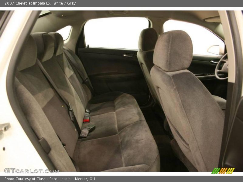 White / Gray 2007 Chevrolet Impala LS