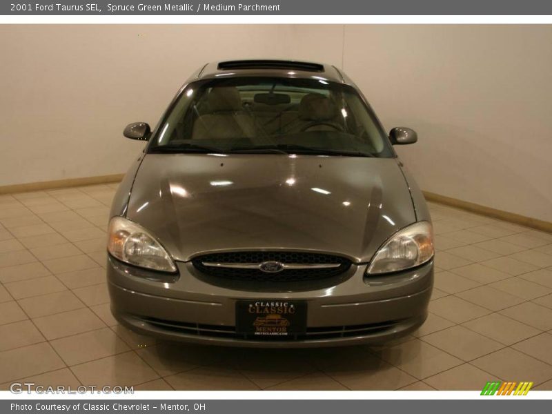 Spruce Green Metallic / Medium Parchment 2001 Ford Taurus SEL