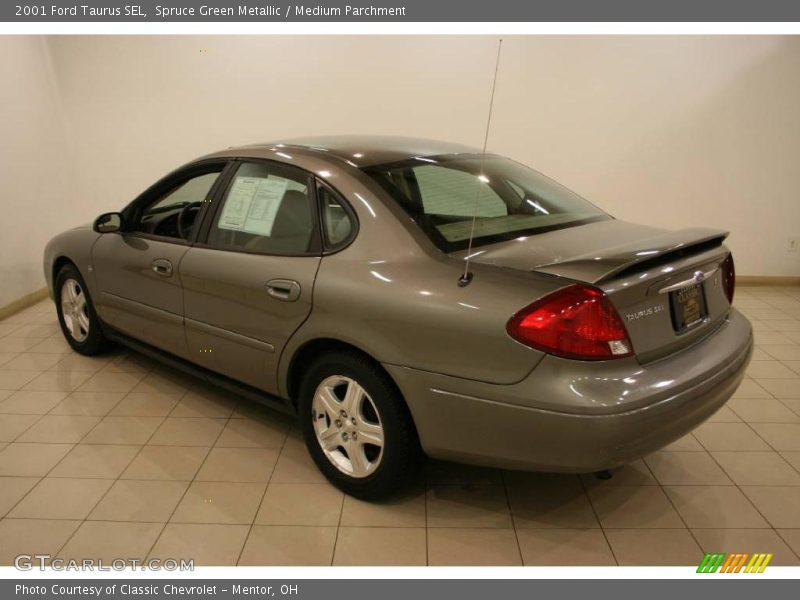 Spruce Green Metallic / Medium Parchment 2001 Ford Taurus SEL