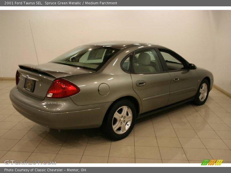 Spruce Green Metallic / Medium Parchment 2001 Ford Taurus SEL