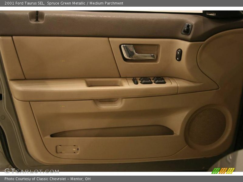 Spruce Green Metallic / Medium Parchment 2001 Ford Taurus SEL