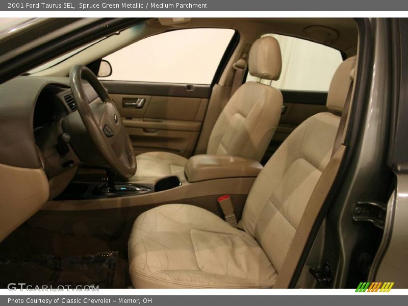 Spruce Green Metallic / Medium Parchment 2001 Ford Taurus SEL