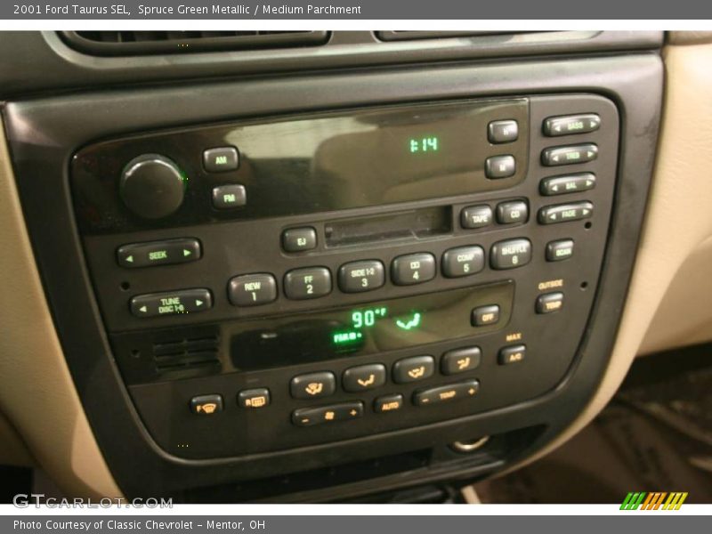 Spruce Green Metallic / Medium Parchment 2001 Ford Taurus SEL
