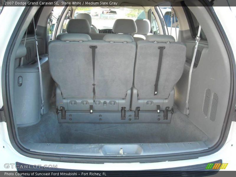 Stone White / Medium Slate Gray 2007 Dodge Grand Caravan SE