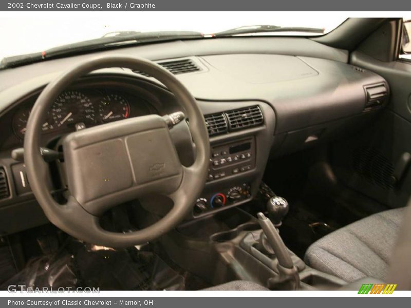 Black / Graphite 2002 Chevrolet Cavalier Coupe