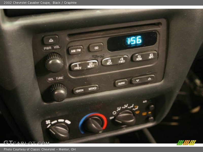 Black / Graphite 2002 Chevrolet Cavalier Coupe
