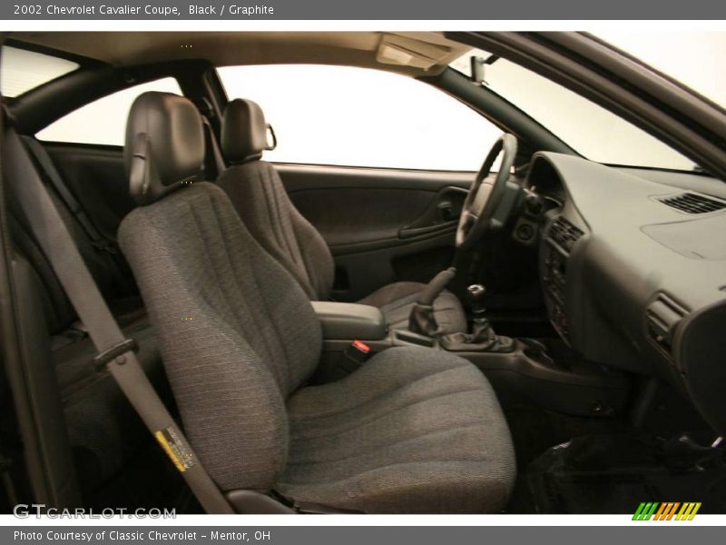 Black / Graphite 2002 Chevrolet Cavalier Coupe