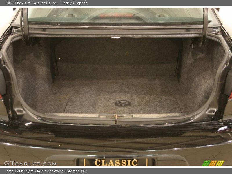 Black / Graphite 2002 Chevrolet Cavalier Coupe