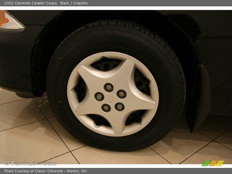 Black / Graphite 2002 Chevrolet Cavalier Coupe