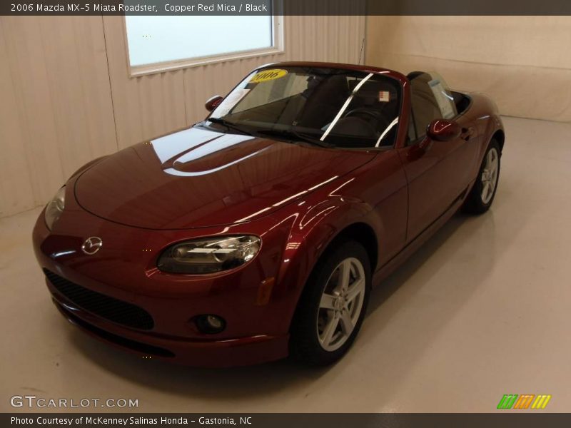 Copper Red Mica / Black 2006 Mazda MX-5 Miata Roadster