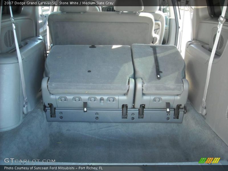 Stone White / Medium Slate Gray 2007 Dodge Grand Caravan SE