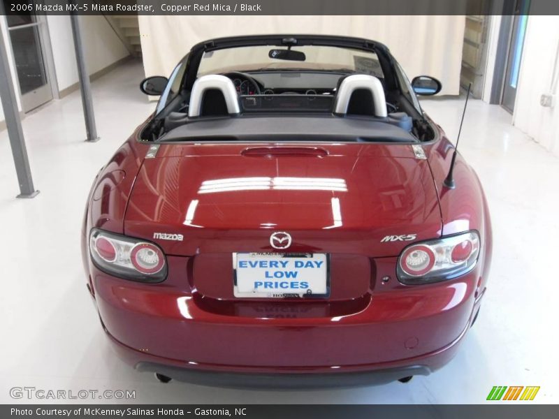Copper Red Mica / Black 2006 Mazda MX-5 Miata Roadster