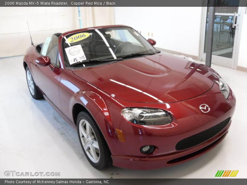 Copper Red Mica / Black 2006 Mazda MX-5 Miata Roadster