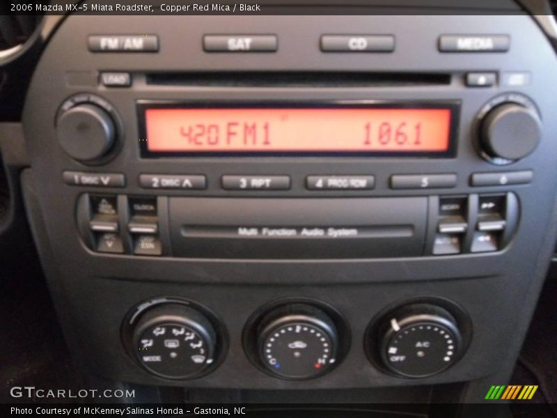 Copper Red Mica / Black 2006 Mazda MX-5 Miata Roadster