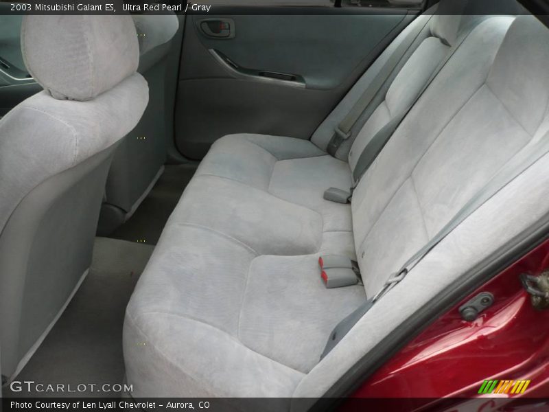 Ultra Red Pearl / Gray 2003 Mitsubishi Galant ES