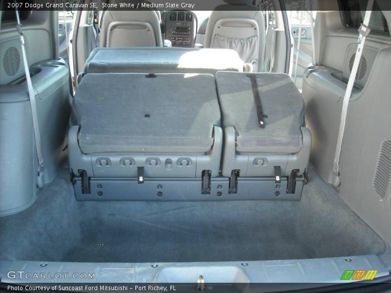 Stone White / Medium Slate Gray 2007 Dodge Grand Caravan SE