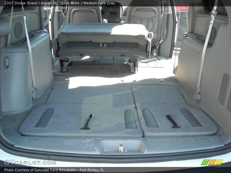 Stone White / Medium Slate Gray 2007 Dodge Grand Caravan SE