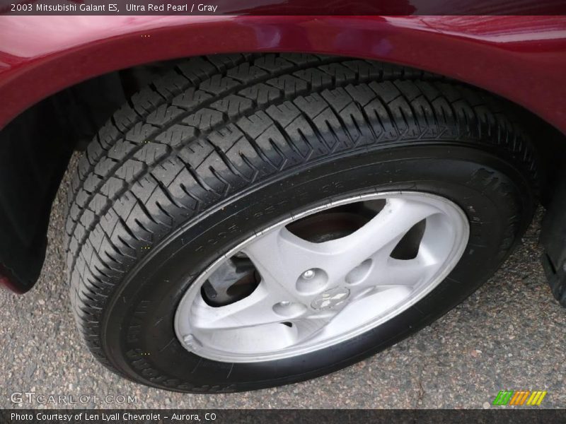 Ultra Red Pearl / Gray 2003 Mitsubishi Galant ES