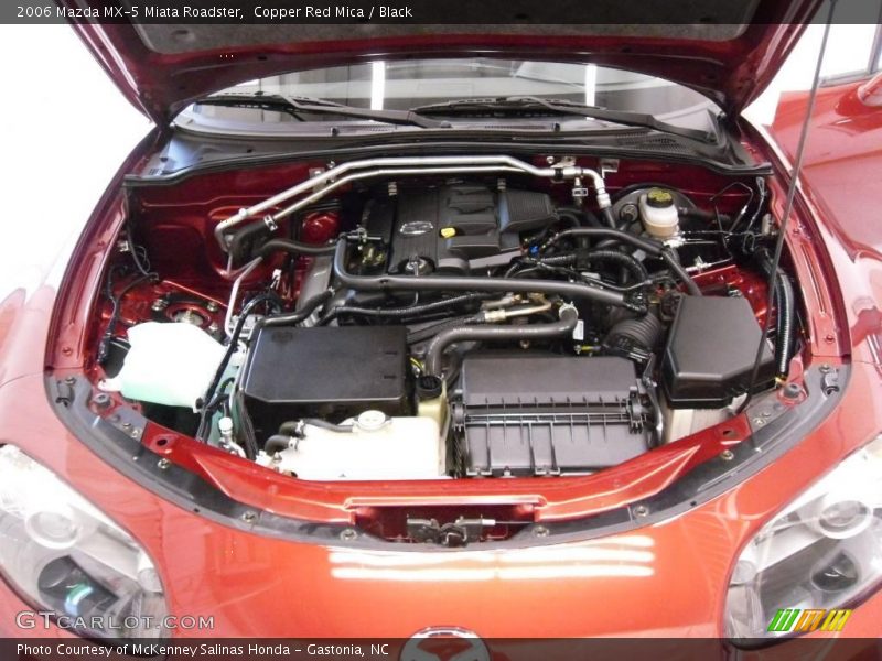 Copper Red Mica / Black 2006 Mazda MX-5 Miata Roadster