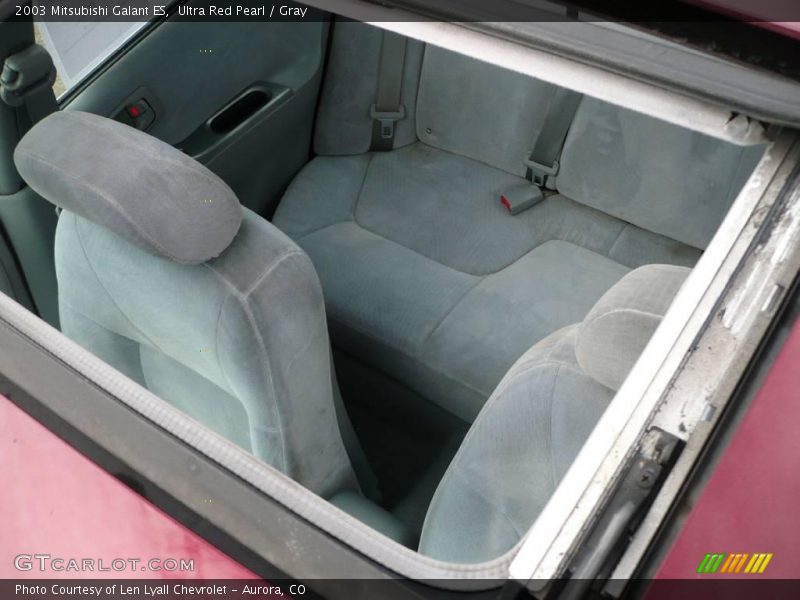Ultra Red Pearl / Gray 2003 Mitsubishi Galant ES