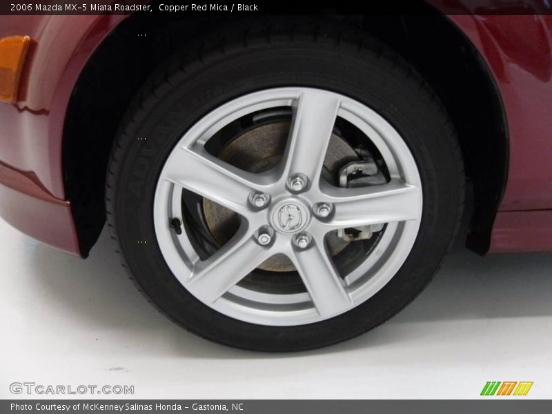 Copper Red Mica / Black 2006 Mazda MX-5 Miata Roadster