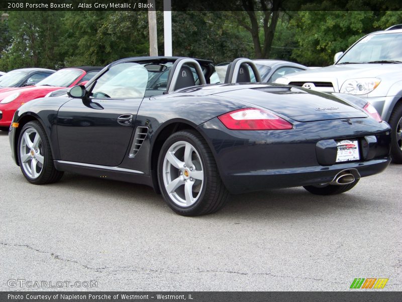 Atlas Grey Metallic / Black 2008 Porsche Boxster
